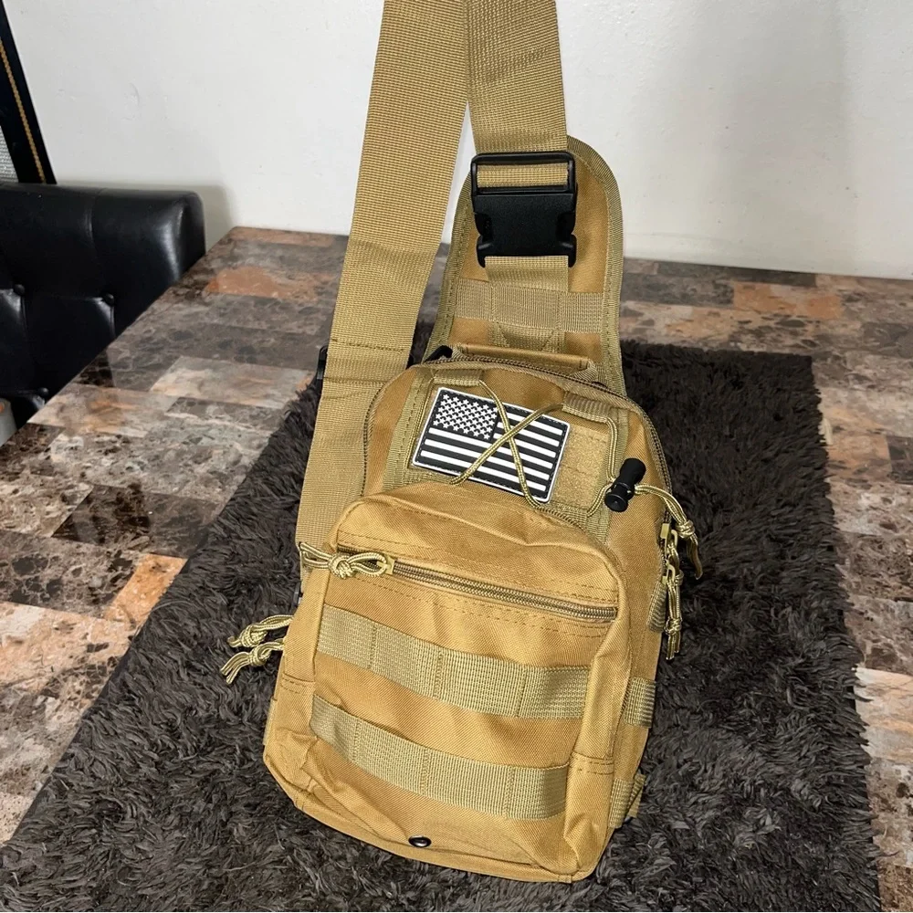 Tactical Gear Shoulder Bag Multi-Use Crossbody for Phone, Tools, Everyday Carry”
